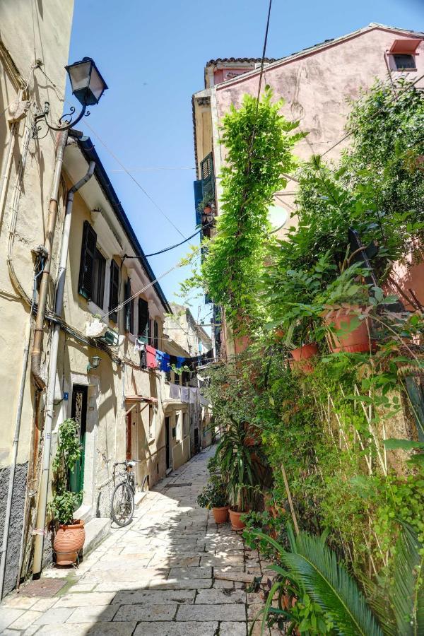 Luminous 2Bd Stone Apt In The Alleys Of Corfu Town Екстер'єр фото